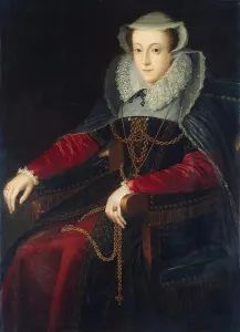 Chain Prints: Portrait of Mary Stuart, Queen of Scots, 1550. Creator: Unknown
