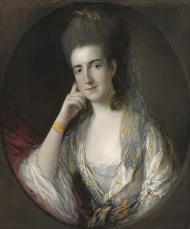 1727 1788 Prints: Portrait of Mary Wise, c. 1776. Creator: Thomas Gainsborough (British, 1727-1788)
