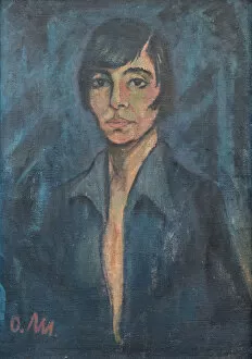 Tempera On Canvas Collection: Portrait of Maschka Mueller, before 1925