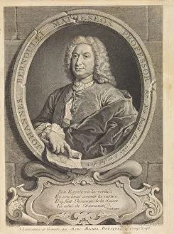 Portrait of the mathematician Johann Bernoulli (1667-1748), 1742. Creator: Anonymous Portrait of the mathematician Johann Bernoulli (1667-1748), 1742. Creator: Anonymous