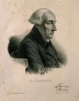 Belliard Gallery: Portrait of the mathematician Joseph-Louis Lagrange (1736-1813)