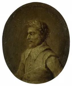 Copper Metal Prints: Portrait of Matheus de Casteleyn