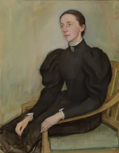 Baroness Prints: Portrait of Mathilda Wrede, 1896. Creator: Eero Jarnefelt