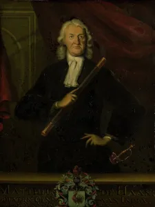 Copper Metal Prints: Portrait of Mattheus de Haan, Governor-General of the Dutch East Indies