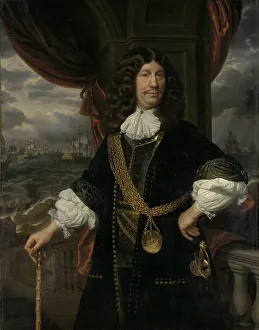 Chains Prints: Portrait of Mattheus van den Broucke (1620-1685)