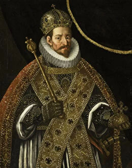 Aachen Gallery: Portrait of Matthias (1557-1619), Holy Roman Emperor, c. 1610. Artist: Aachen, Hans von (1552-1615)