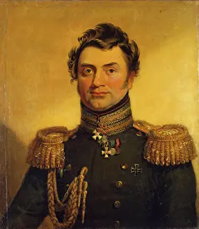 Iron Cross Prints: Portrait of Matvey Ye. Khrapovitsky (1784-1847) (replica of the 1821 portrait)