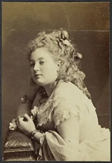 Distracted Prints: Portrait of Maud Howard, late 19th century. Creator: Unknown