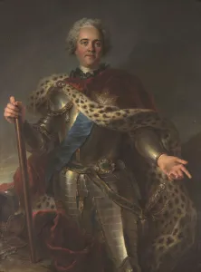 Portrait of Maurice de Saxe (1696-1750), Marshal of France, ca 1735-1739. Creator: Coypel
