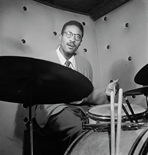 52nd Street Prints: Portrait of Max Roach, Three Deuces