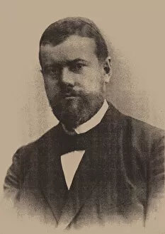 Photoengraving Gallery: Portrait of Max Weber (1864?1920), 1894