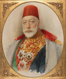 Sultan Prints: Portrait of Mehmed V (1844-1918)