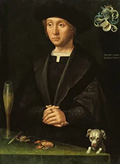 Wineglass Prints: Portrait of a Member of the Alardes Family