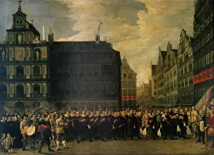 David Prints: Portrait of the Members of the Guild Oude Voetboog' ('Old Arbalest') in Antwerp