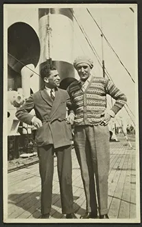 Portrait of two men, 1920-1930. Creator: Fedele Azari