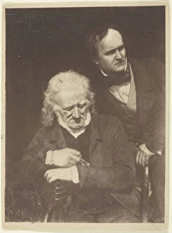 Adamson Gallery: Portrait of Two Men (John Henning and Alexander Handyside Ritchie), c
