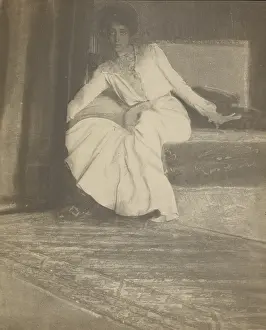 Cordoba Prints: Portrait of Mercedes de Cordoba, 1902. Creator: Joseph Turner Keiley