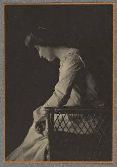 Portrait of Mercedes de Cordoba, 1902. Creator: Joseph Turner Keiley