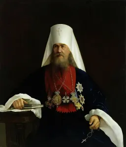 Crucifix Prints: Portrait of Metropolitan Bishop Palladiy (secular name Pavel Raev)
