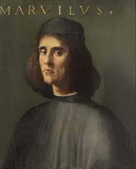 Portrait of Michael Tarchaniota Marullus, before 1521. Creator: Ghirlandaio, Ridolfo (1483-1561)