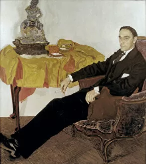 Golovin Gallery: Portrait of Michail Ivanovich Tereshchenko (1886-1956), 1911-1914