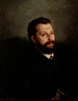 1890 Prints: Portrait of Michal Balucki, c1890. Creator: Leonard Stroynowski