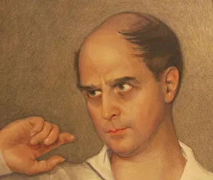 Portrait of Michel Fokine (1880-1942) Detail, 1928. Creator: Sorin, Saveli Abramovich (1878-1953)