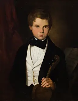 Talent Prints: Portrait of Mieczyslaw Ostoja-Starzewski (1830-1906), 1843. Creator: Hermann Anschutz