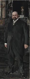 Portrait of Mikhail Abramovich Morozov (1870-1903), 1902. Creator: Serov, Valentin Alexandrovich (1865-1911)