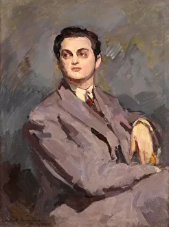Benois Gallery: Portrait of Mikhail Albertovich Kuznetsov-Benois, 1926