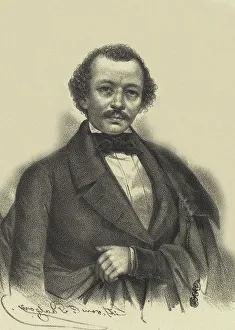 Portrait of Mikhail Alexandrovich Bakunin (1814-1876), End 1830s