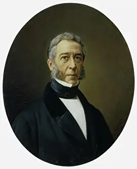 Mikhail Prints: Portrait of Mikhail Golitsyn, 1865. Creator: Nikolay Nevryov