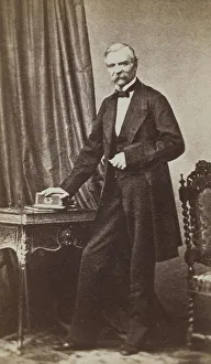 Decembrist Societies Prints: Portrait of Mikhail Naryshkin (1798-1863), 1860s. Artist: Anonymous