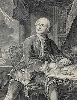 Scholar Prints: Portrait of Mikhail Vasilyevich Lomonosov (1711-1765)