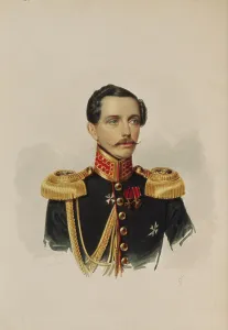 Portrait of Mikhail Vasilyevich Pashkov (1802-1863), 1838. Artist: Klunder, Alexander Ivanovich (1802-1875) Portrait of Mikhail Vasilyevich Pashkov (1802-1863), 1838. Artist: Klunder, Alexander Ivanovich (1802-1875)