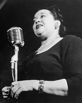 Portrait of Mildred Bailey, Carnegie Hall(?), New York, N.Y. ca. Apr. 1947. Creator: William Paul Gottlieb
