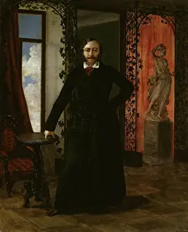 1840s Prints: Portrait of a Military Retiree, 1840. Creator: Pyotr Zakharov