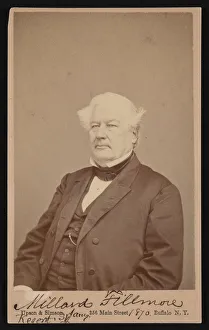 Suspicion Prints: Portrait of Millard Fillmore (1800-1874), January 4, 1870. Creator: Upson & Simson