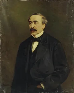 Mining Prints: Portrait of the Mining Engineer Nikolay Teplov, 1878. Creator: Konstantin Makovsky