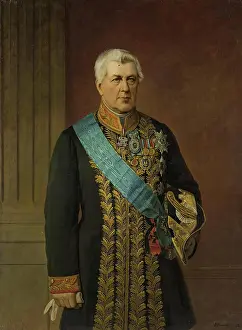 1875 Prints: Portrait of the Minister of Justice Count Viktor Panin, 1875. Creator: Georg von Bothmann