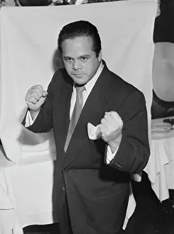 Messing About Prints: Portrait of Miquelito Valdez, New York, N.Y. 1946. Creator: William Paul Gottlieb