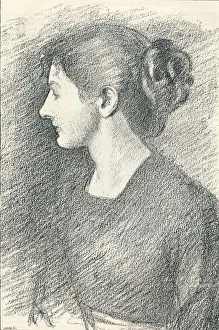 Philip Steer Prints: Portrait of Miss Emma Froude, c1893. Artist: Philip Wilson Steer