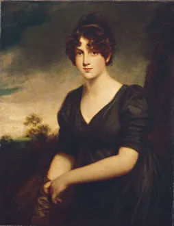 Opie Prints: Portrait of Miss Frances Vinicombe, 1790s. Artist: Opie, John (1761-1807)