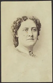 Haughty Prints: Portrait of Miss Latimer, about 1860. Creator: Unknown
