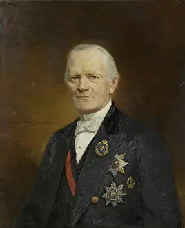 Mikhail Prints: Portrait of M.N. Ostrovsky, Minister of the State Properties