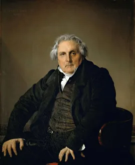 Portrait of Monsieur Bertin. Artist: Ingres, Jean Auguste Dominique (1780-1867) Portrait of Monsieur Bertin. Artist: Ingres, Jean Auguste Dominique (1780-1867)