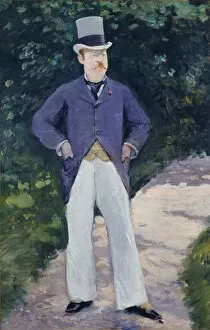 Beaver Hat Gallery: Portrait of Monsieur Brun, 1879. Artist: Manet, Edouard (1832-1883)