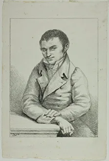 Denon Dominique Vivant Baron Prints: Portrait of Monsieur de Menneval, 1817–20. Creator: Vivant Denon