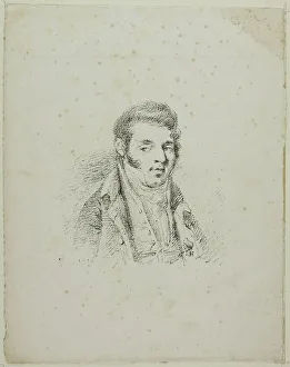 Denon Dominique Vivant Baron Prints: Portrait of Monsieur de Mortemart-Boisse, 1816. Creator: Vivant Denon