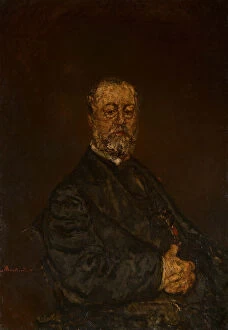 Adolphe Thomas Joseph Monticelli Gallery: Portrait of Monsieur Rouland, c. 1875. Creator: Adolphe Monticelli